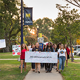 Students rally in support of DACA in 2017